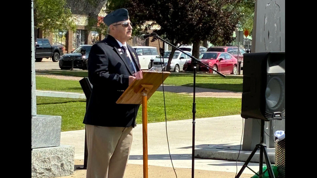 Raising Flag City Hall RCL Anniv 100